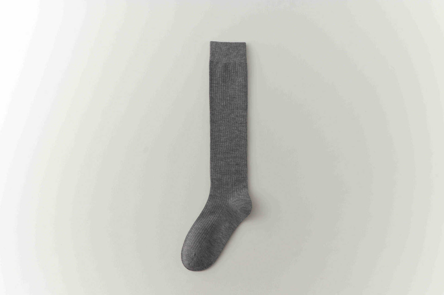 Casual Solid Color Knee High Wool Socks