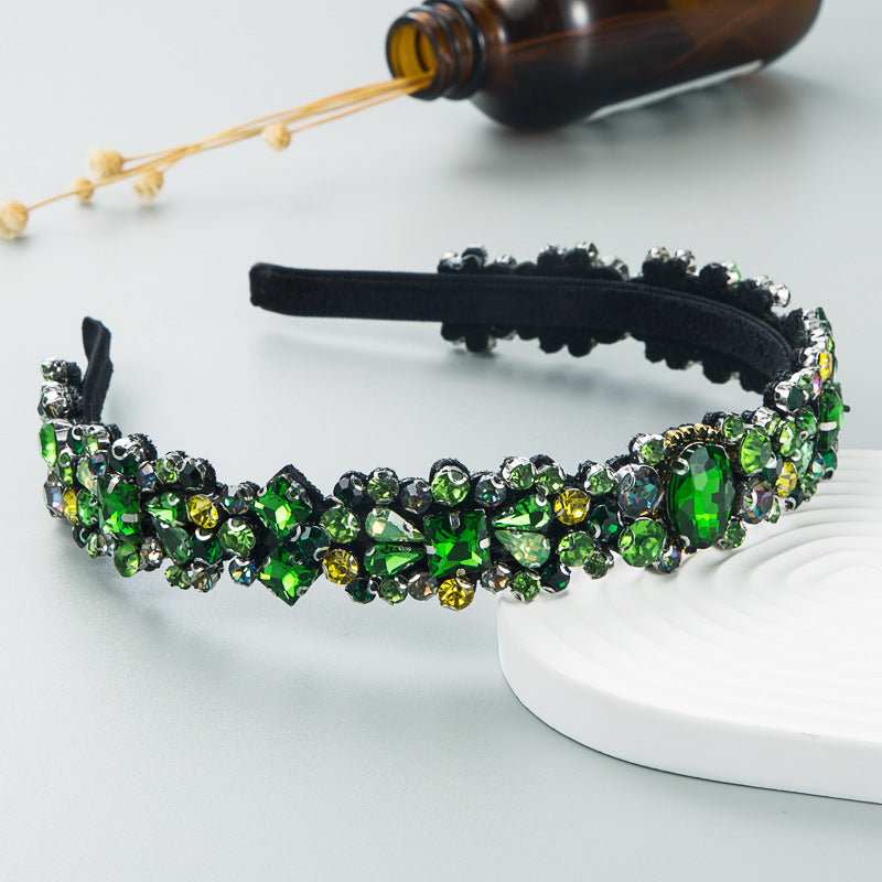Baroque Style Floral Headband Elegant Hair Accessory