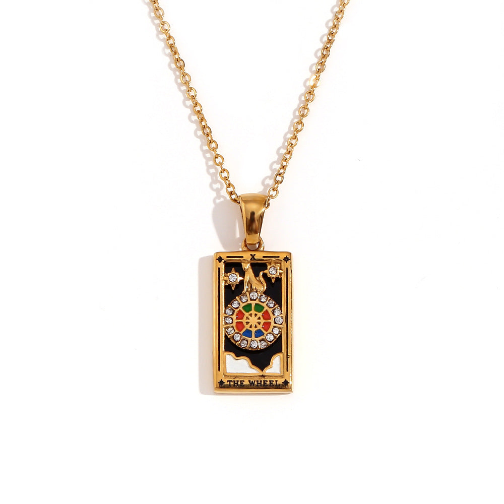 2+ Vintage Zircon Pendant Necklaces