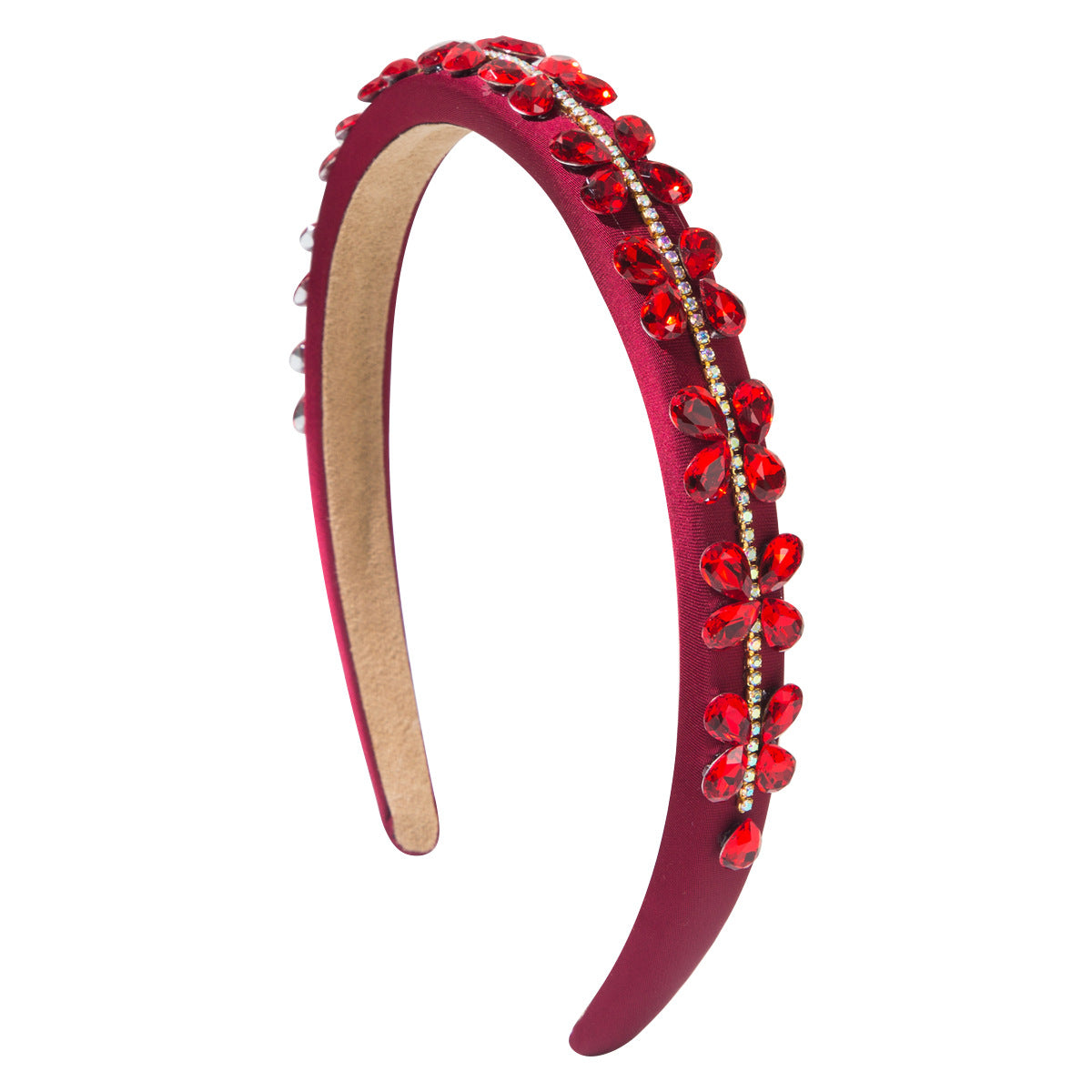 Baroque Style Rhinestone Headband Elegant Hair Accessory