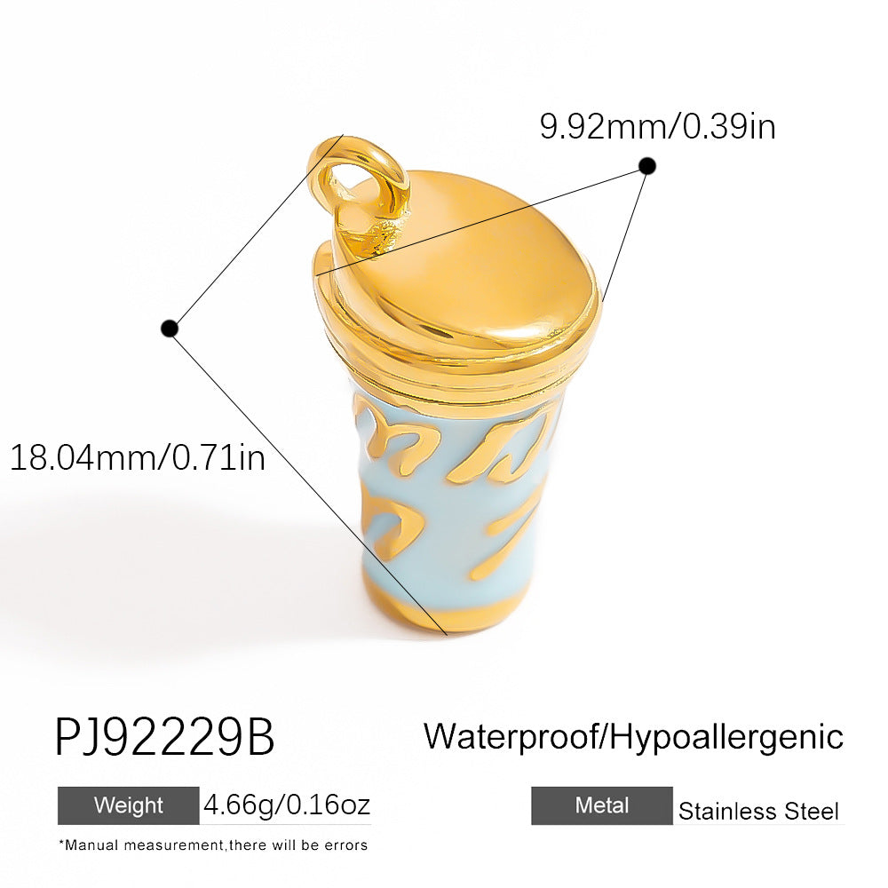 Stainless Steel DIY Jewelry Accessories Cute Charm Pendant