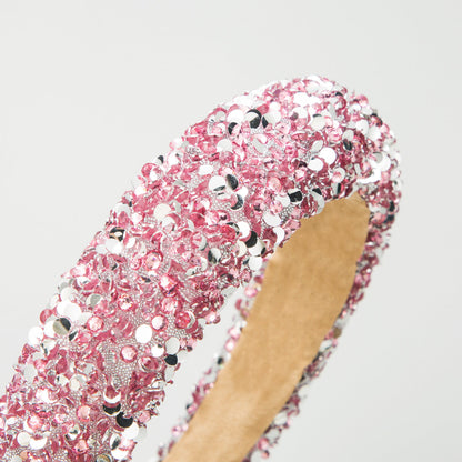 Fashionable Sparkly Sponge Headband for Women
