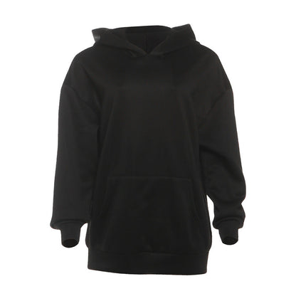 Sheer Hooded Long Sleeve Sweatshirt For Women