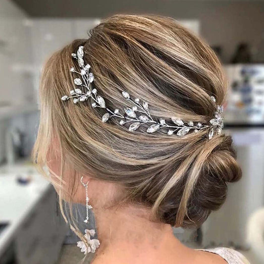 Bridal Handmade Rhinestone Headband Wedding Hair Accessories