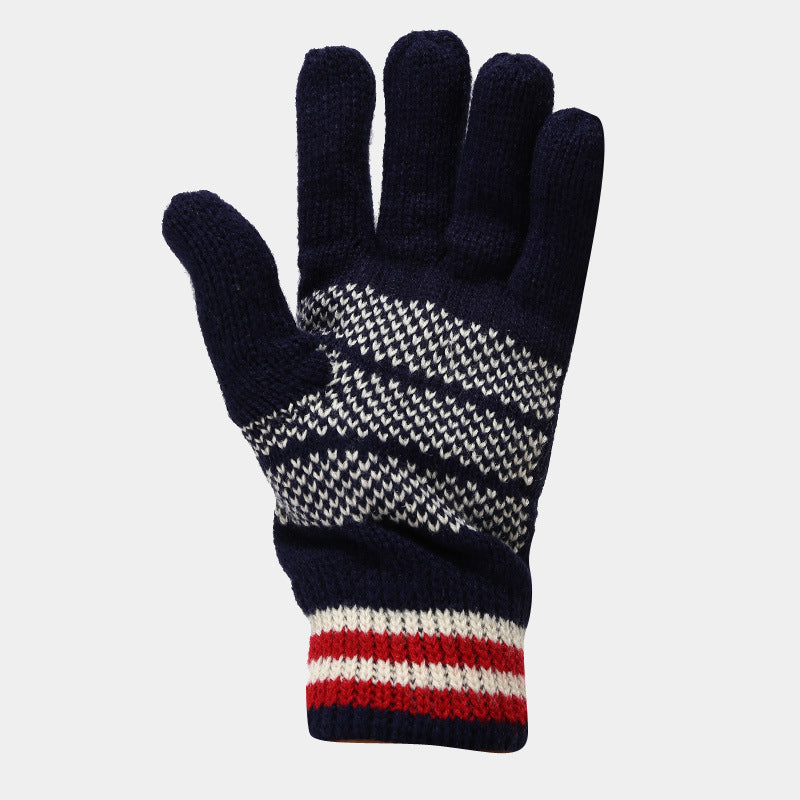3 Pcs Winter Union Jack Scarf Hat Gloves Set