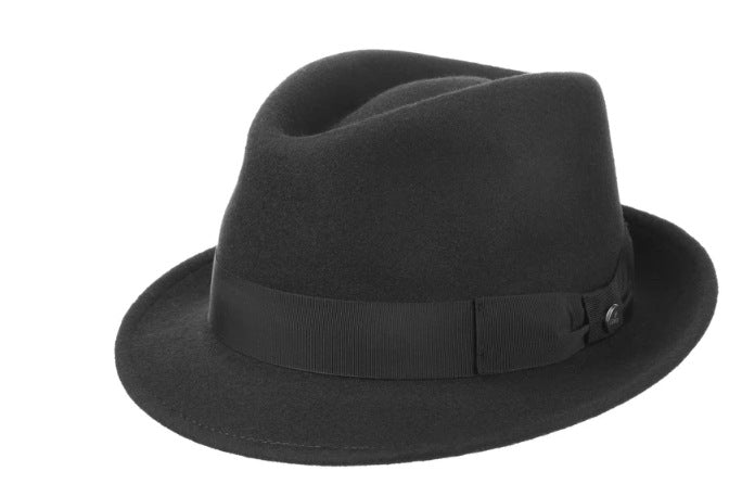 Vintage Wool Jazz Hat Adjustable Stylish Outdoor