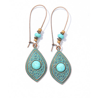Bohemian Retro Tassel Earrings Vintage Style Travel Accessories