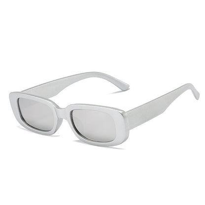 Trendy Square Sunglasses Stylish Black Frame Glasses
