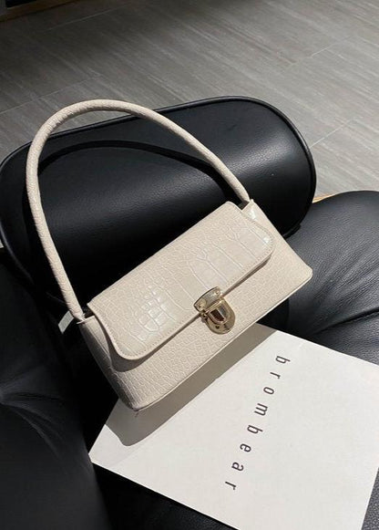 Mini Shoulder Bag PU Leather Croc Texture