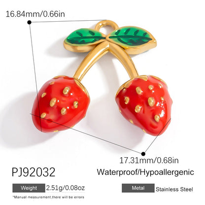 Mini Fruit Cartoon DIY Jewelry Accessories Handmade Necklace Bracelet