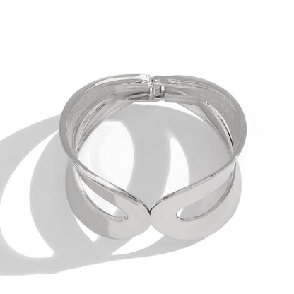 Irregular Design Spring Bracelet Set Zinc Alloy Trendy Jewelry