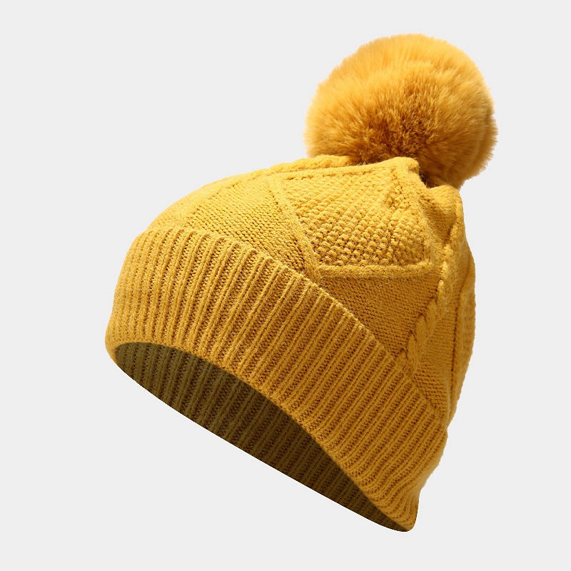 Winter Knit Thick Warm Scarf Hat Gloves Set