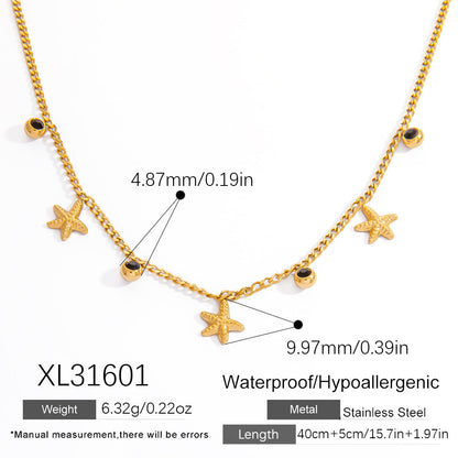 Geometric Design Stainless Steel Necklace for Women