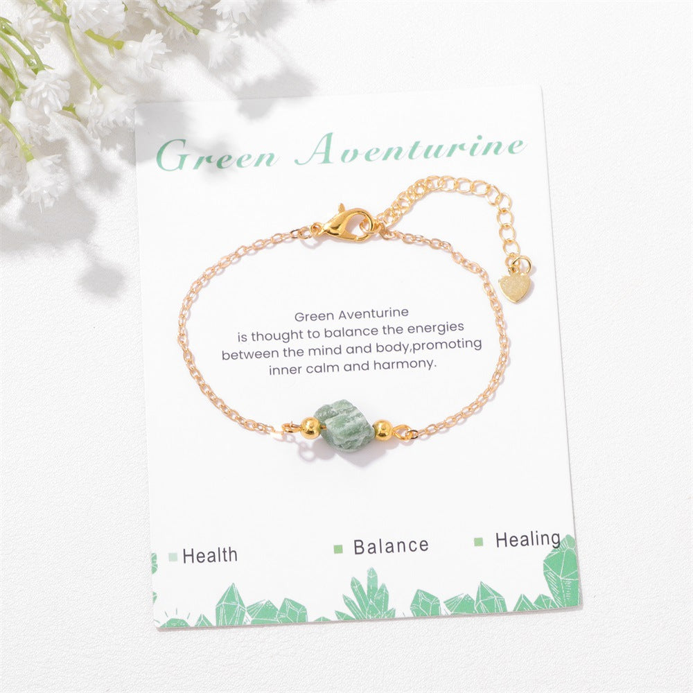 Elegant Irregular Stone Simple Beaded Bracelets