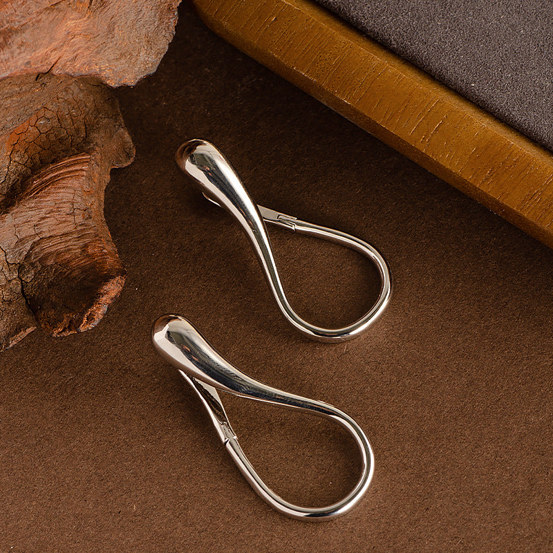 Fashionable Water Drop Earrings For Women In Gold And Silver