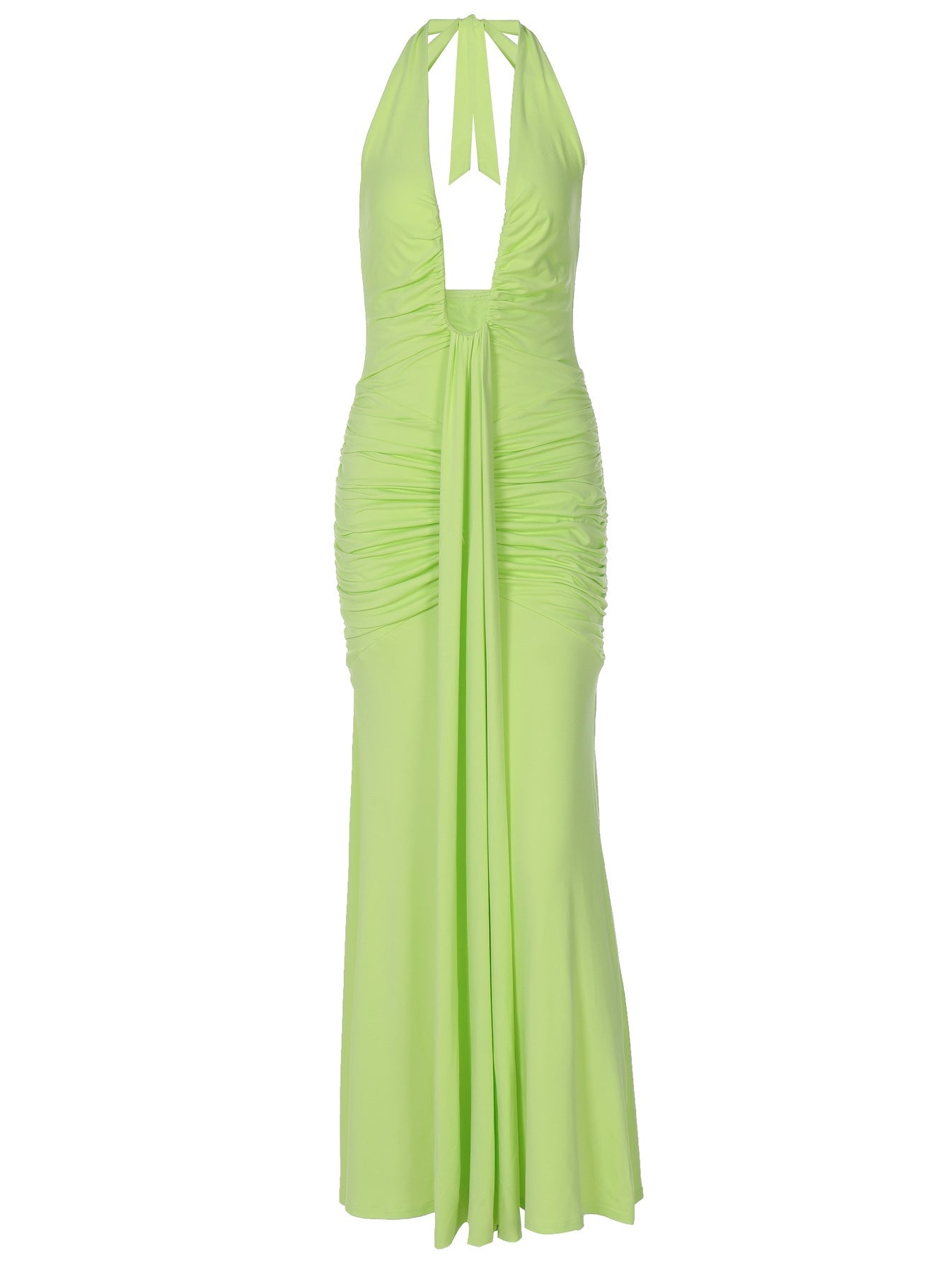 Sexy Hollow Out U-Neck Backless Fitted Dress