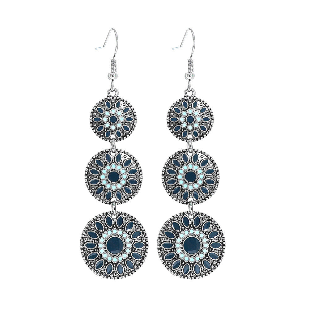 Trendy European & American Long Geometric Drop Earrings