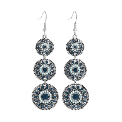 Trendy European & American Long Geometric Drop Earrings