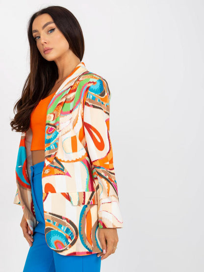 New Hot Color Pattern Blazer Outwear