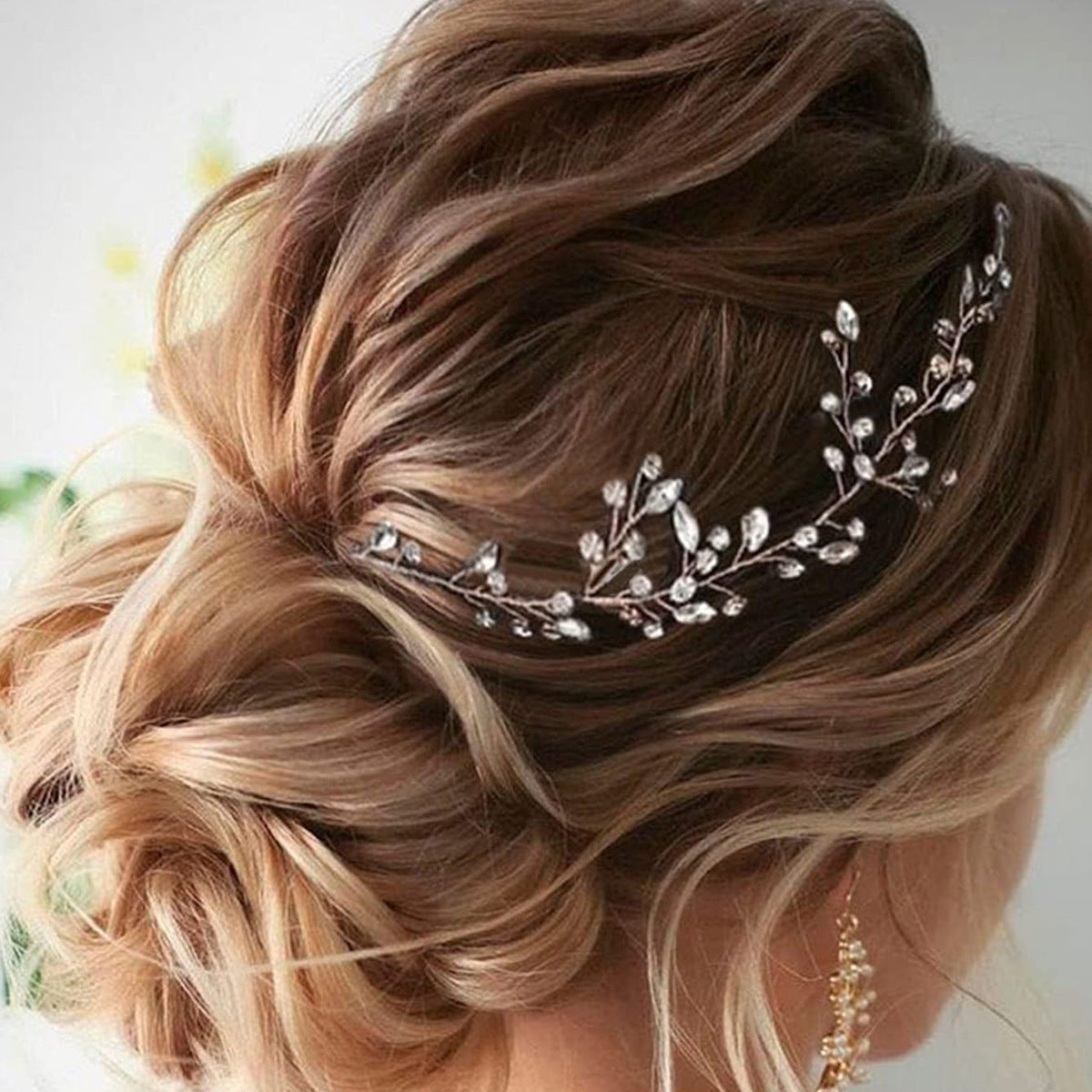 Handmade Glass Crystal Headband for Brides and Weddings