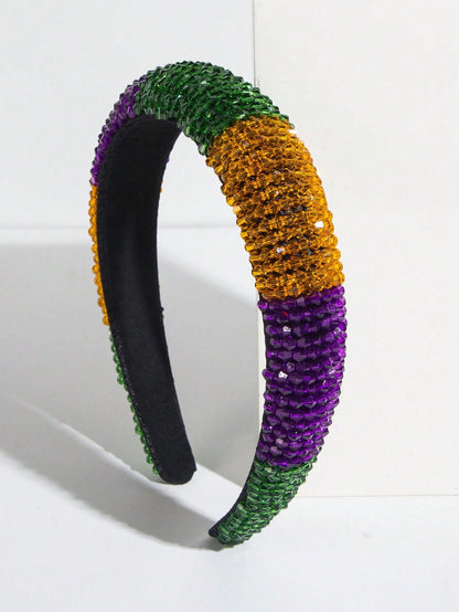 Handcrafted Beaded Headband Stylish Daily Hair Accessory