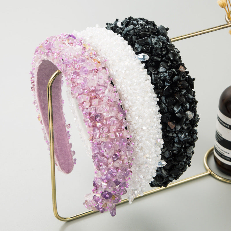Baroque Handcrafted Fabric Headband for Women