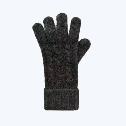 Chunky Knit Touchscreen Gloves Warm Winter Fashion