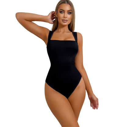 Seamless Shaping Bodysuit With Tummy Control And Butt Lifting
