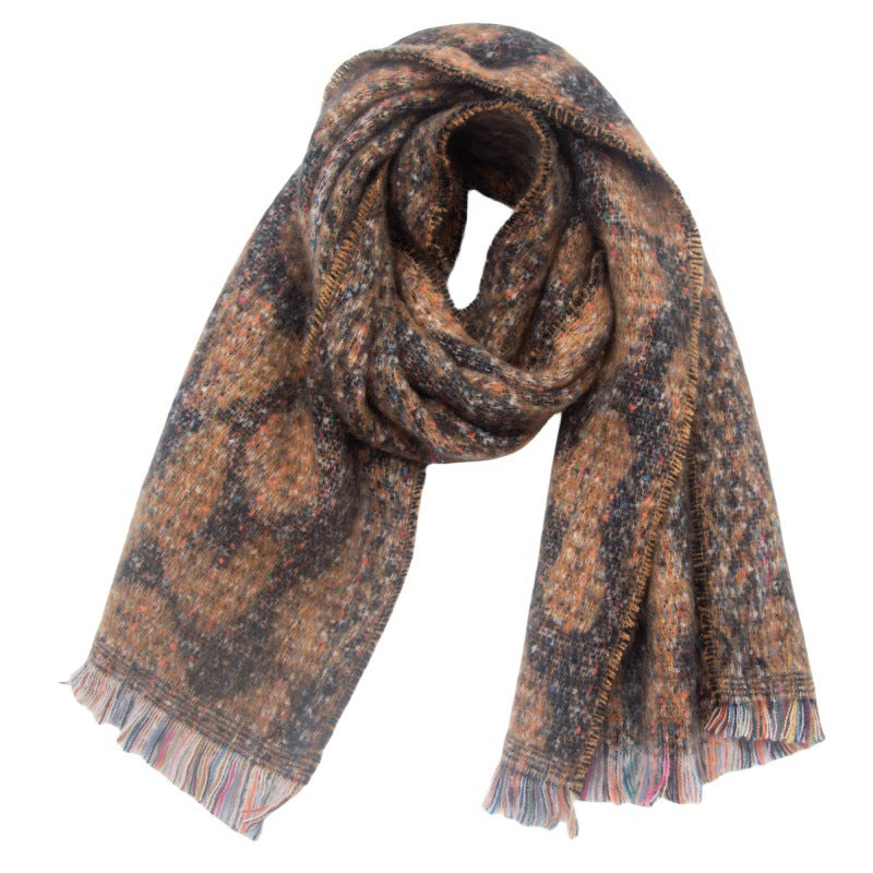 Leopard Print Contrast Color