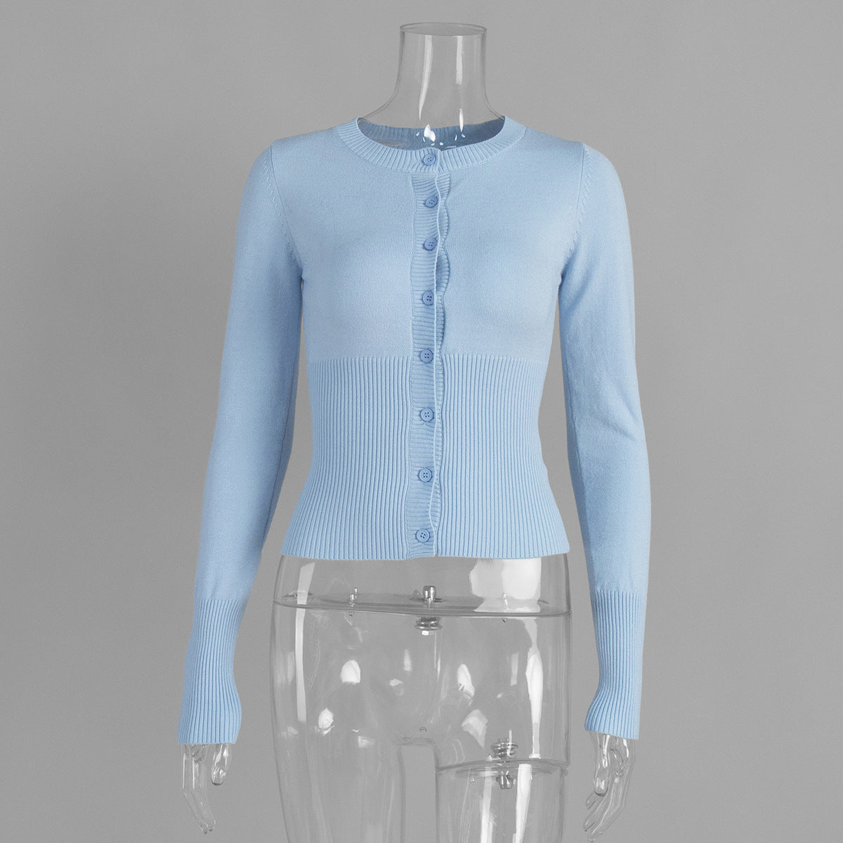Knitted Cardigan Stylish Casual Long Sleeve Top