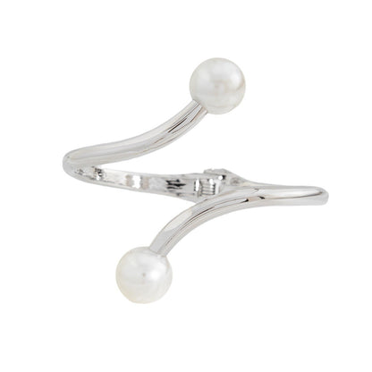 Punk Irregular Line Pearl Bracelet Alloy Set