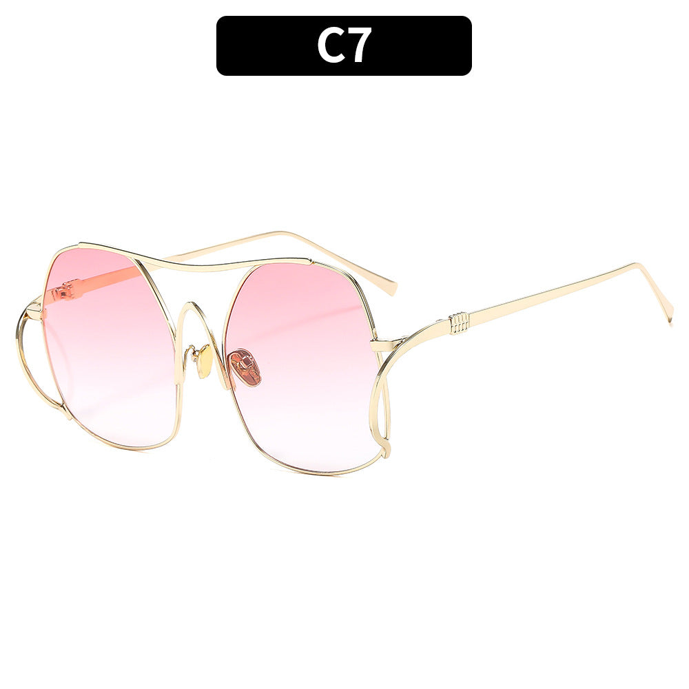 Fashionable Oversized UV400 Sunglasses for Men and Women