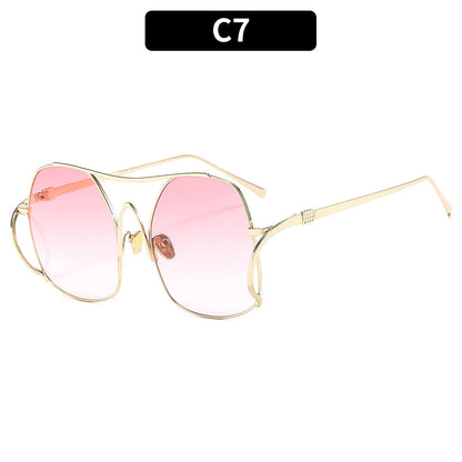 Fashionable Oversized UV400 Sunglasses for Men and Women