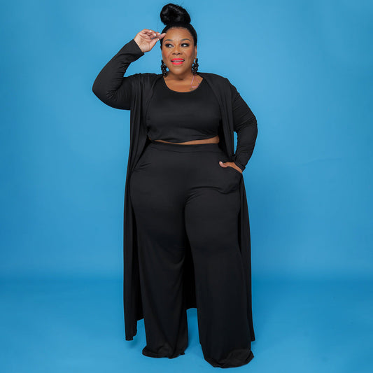 All-Season Women鈥檚 Long Robe Set Cozy Street Style