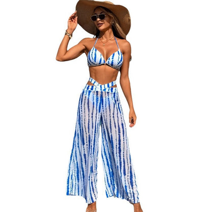 Women’S Swimsuit Three-Piece Set With Bikini And Cover-Up