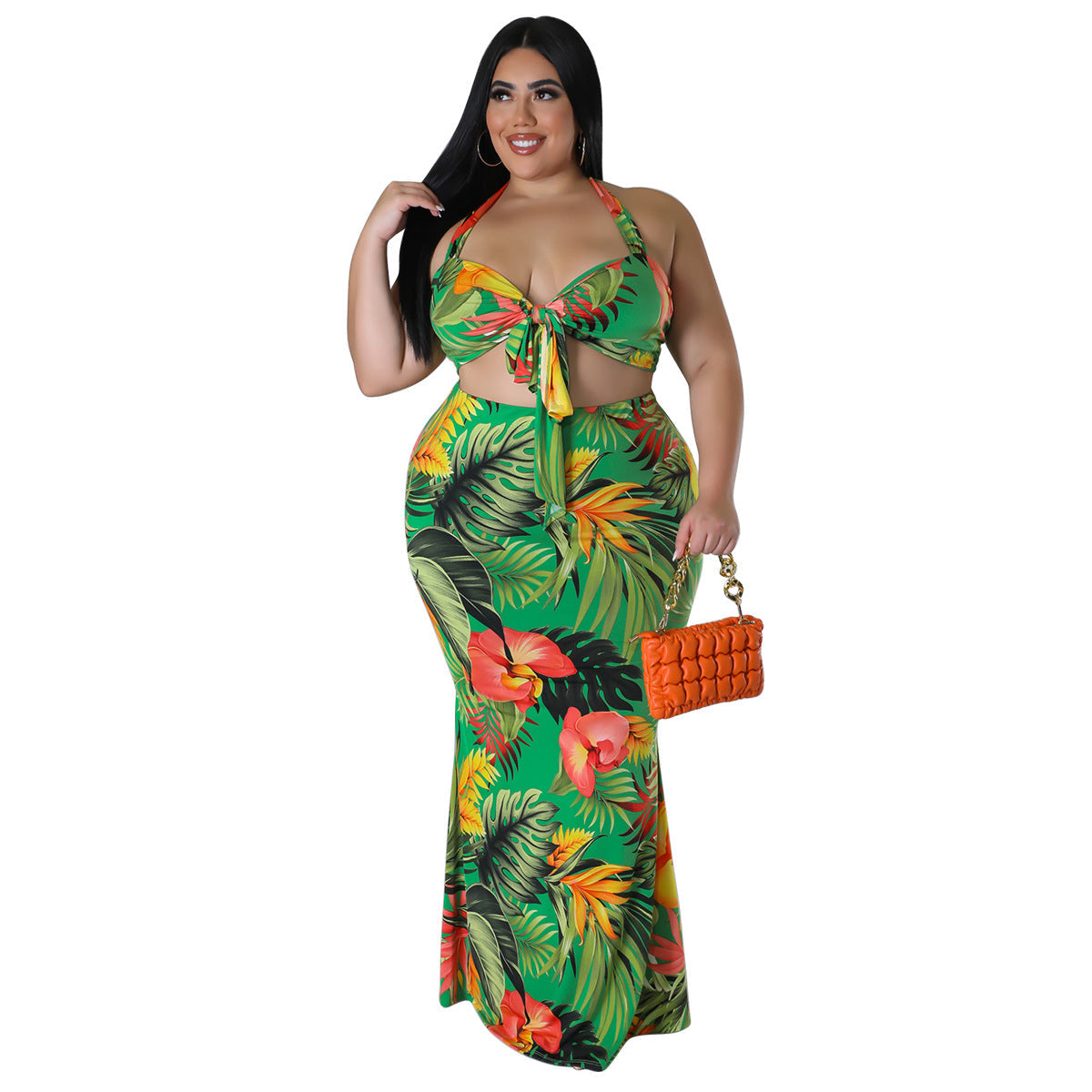 Amazon Floral Print Maxi Dress Set Cute Bohemian Style