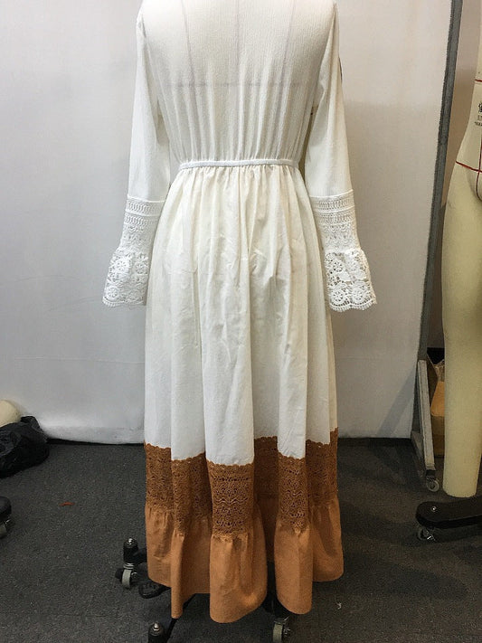 Bohemian Vintage Western Style Women’s Maxi Dress