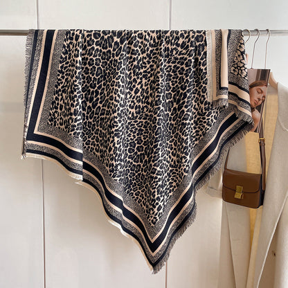 Scarvii - Fashionable Leopard Print Scarf