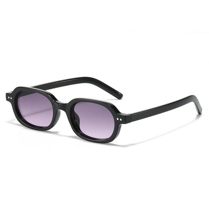 Oval Frame Sunglasses Trendy UV400 Protection Unisex