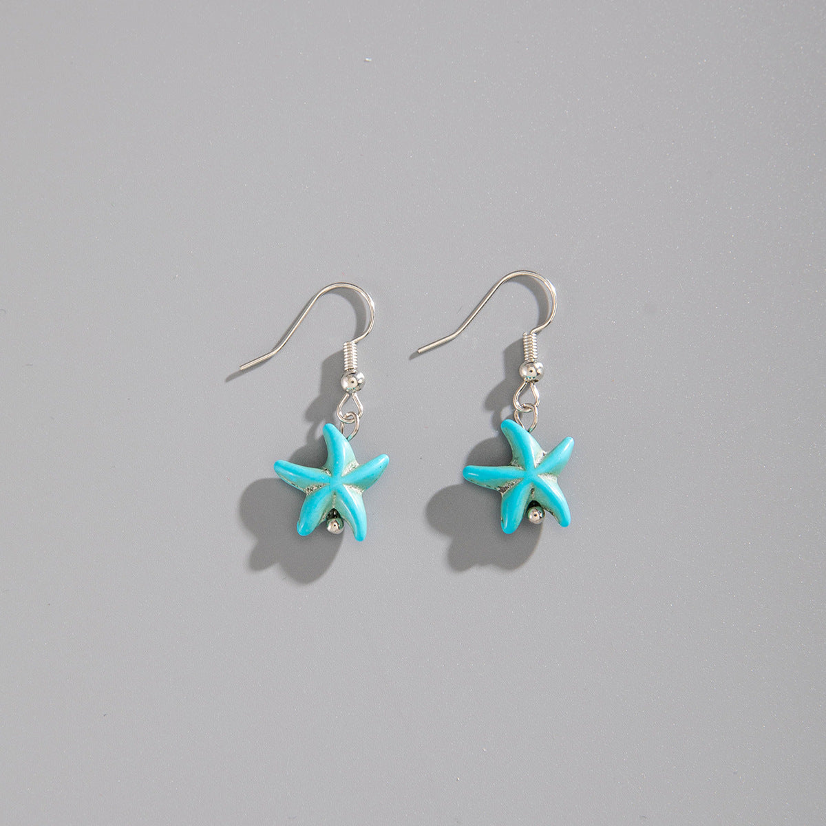 Bohemian Resin Starfish Earrings Ocean-Inspired Jewelry