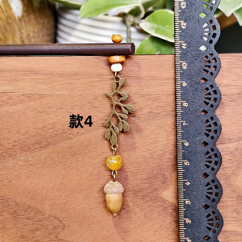 Vintage Leaf Hairpin Handmade Alloy Hair Accessories