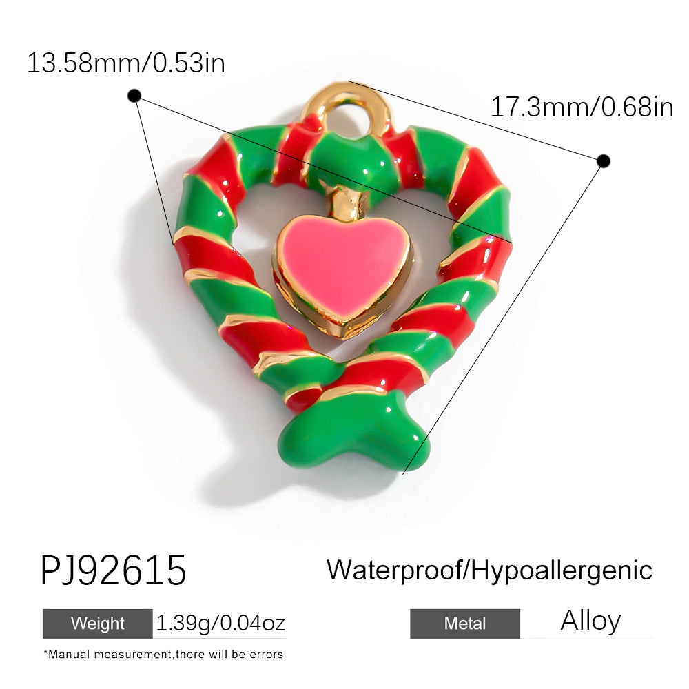 DIY Christmas Reindeer Charms Handmade Jewelry Necklaces Bracelets Earrings