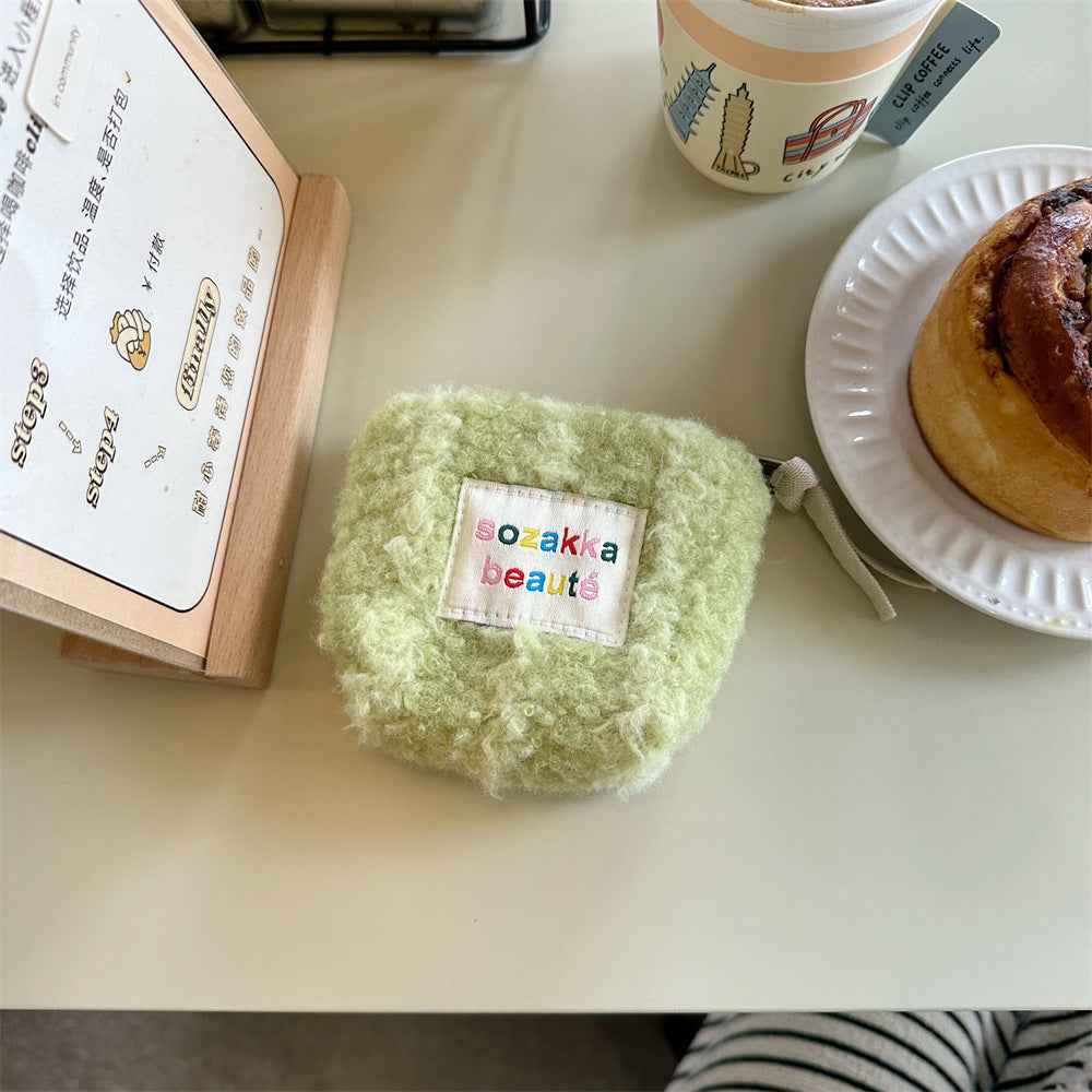 Cosbai - Mini Plush Makeup Bag