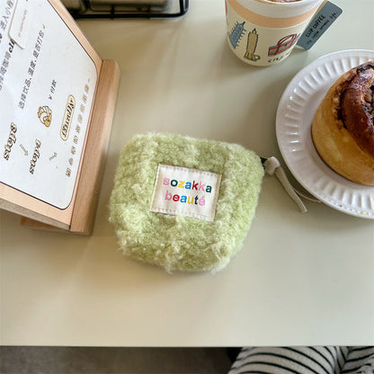 Cosbai - Mini Plush Makeup Bag
