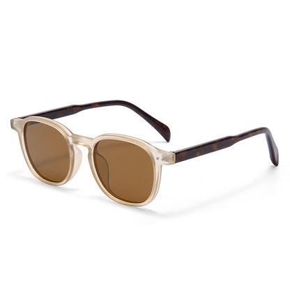 Round Simple Daily Polarized Sunglasses