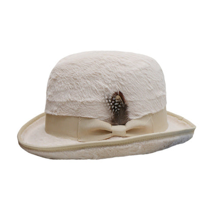 Trendy Retro Wool Felt Fedora Hat for Men and Women