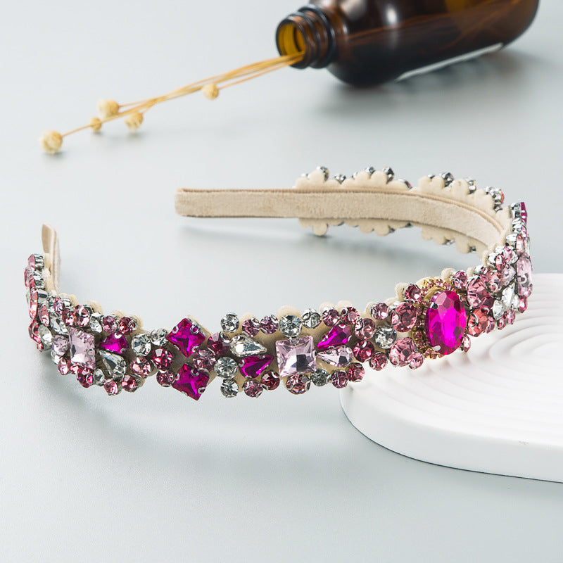 Baroque Style Floral Headband Elegant Hair Accessory