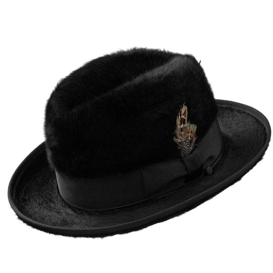 Trendy Retro Wool Felt Fedora Hat for Men and Women