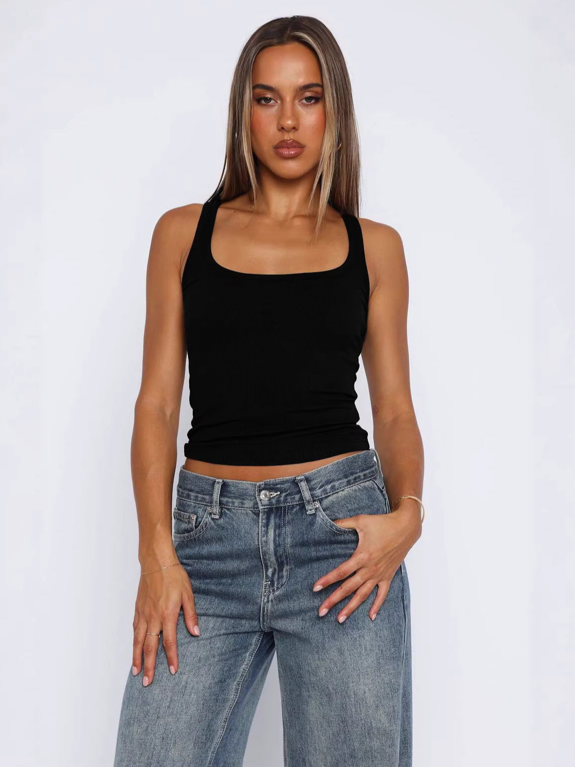 Y2K Sexy Basic Camisole Top for Women