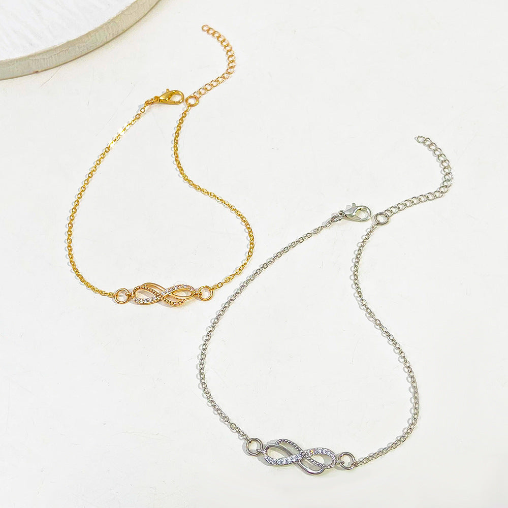 Vintage Zircon DelicateÂ  Anklet